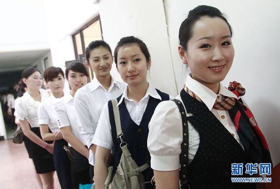 China Eastern Airlines Recruited Flight Attendants In Shanghai