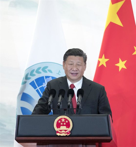 Chinese President Hosts Welcoming Dinner for SCO Guests