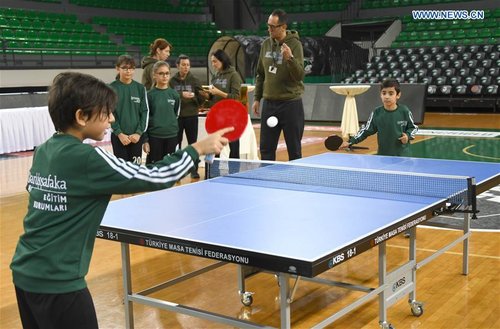Chinese Businesses Fund Table Tennis Program for Istanbul Orphans