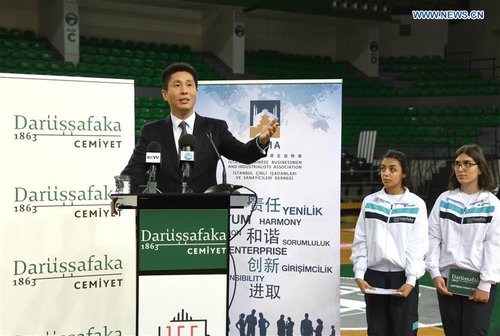Chinese Businesses Fund Table Tennis Program for Istanbul Orphans