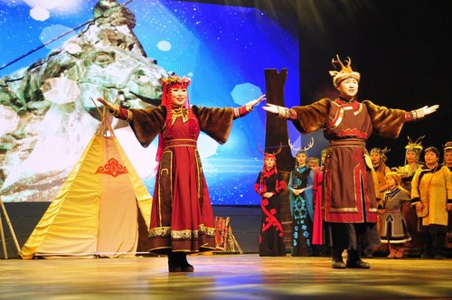 Traditional Performance in Oroqen Celebrates 40 Yrs of Reform, Opening-up