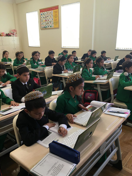 ACWF Donates Computers to Turkmenistan