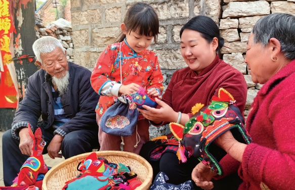 Passing Embroidering Skills Through Generations