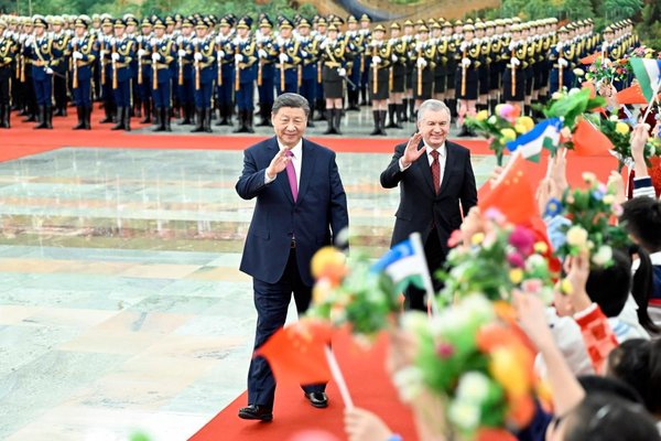 Xi, Uzbek President Hold Talks, Elevate Ties to All-Weather Comprehensive Strategic Partnership for a New Era