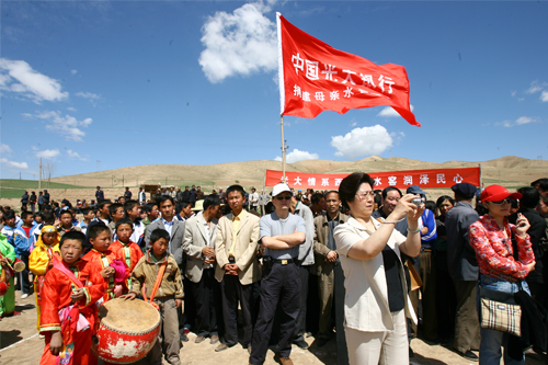 光大银行捐建母亲水窖