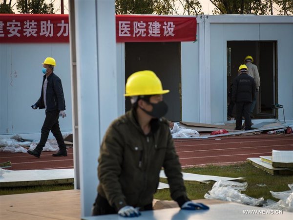 CHINA-HUBEI-WUHAN-LEISHENSHAN HOSPITAL-CONSTRUCTION (CN)