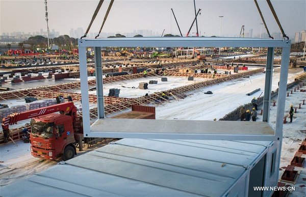 CHINA-HUBEI-WUHAN-LEISHENSHAN HOSPITAL-CONSTRUCTION (CN)