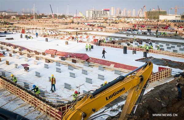 CHINA-HUBEI-WUHAN-LEISHENSHAN HOSPITAL-CONSTRUCTION (CN)