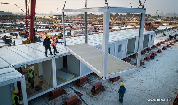 CHINA-HUBEI-WUHAN-LEISHENSHAN HOSPITAL-CONSTRUCTION (CN)