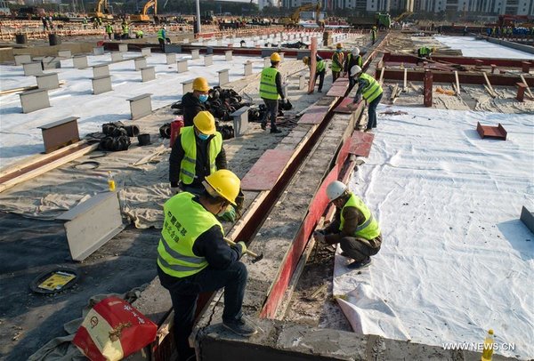 CHINA-HUBEI-WUHAN-LEISHENSHAN HOSPITAL-CONSTRUCTION (CN)