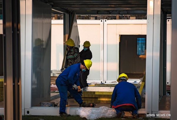 CHINA-HUBEI-WUHAN-LEISHENSHAN HOSPITAL-CONSTRUCTION (CN)