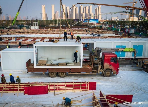 CHINA-HUBEI-WUHAN-LEISHENSHAN HOSPITAL-CONSTRUCTION (CN)