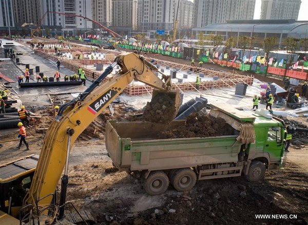 CHINA-HUBEI-WUHAN-LEISHENSHAN HOSPITAL-CONSTRUCTION (CN)