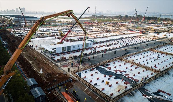 CHINA-HUBEI-WUHAN-LEISHENSHAN HOSPITAL-CONSTRUCTION (CN)