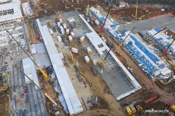 CHINA-WUHAN-HUOSHENSHAN HOSPITAL-CONSTRUCTION (CN)