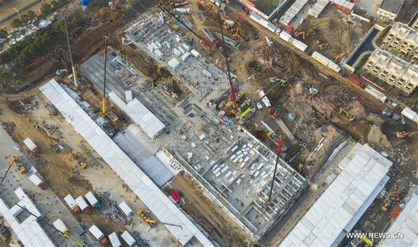 CHINA-WUHAN-HUOSHENSHAN HOSPITAL-CONSTRUCTION (CN)