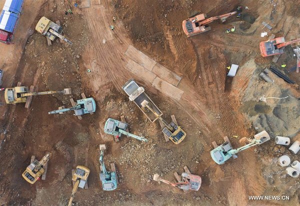 CHINA-WUHAN-HUOSHENSHAN HOSPITAL-CONSTRUCTION (CN)