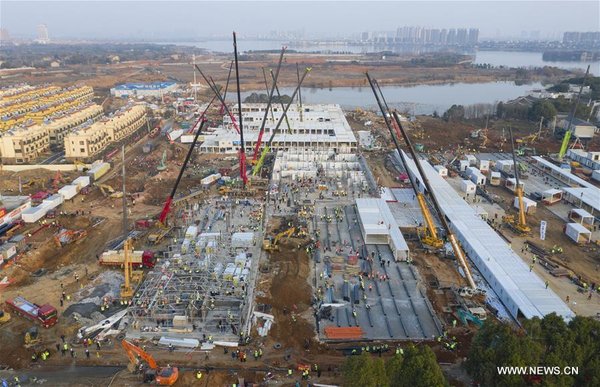 CHINA-WUHAN-HUOSHENSHAN HOSPITAL-CONSTRUCTION (CN)