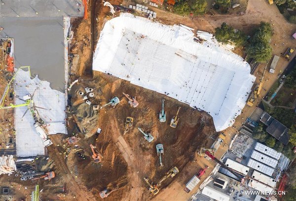 CHINA-WUHAN-HUOSHENSHAN HOSPITAL-CONSTRUCTION (CN)