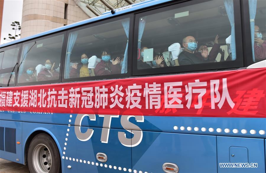 More Medics Leave for Hubei to Aid Novel Coronavirus Control Efforts