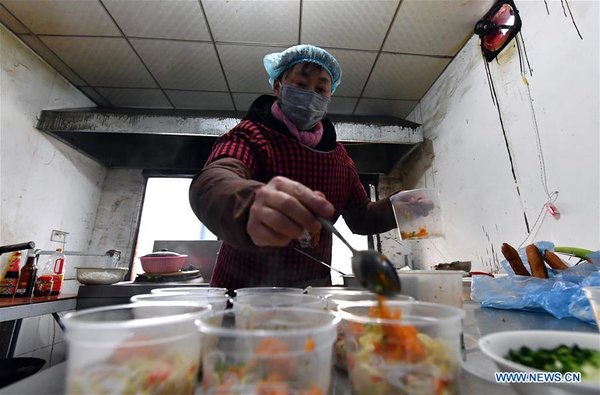 Dining Services, Psychological help provided to people isolated for medical observation in Xinyang