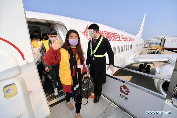 CHINA-FUJIAN-QUANZHOU-CHARTERED FLIGHT-RETURNING MIGRANT WORKERS-BACK TO WORK (CN)