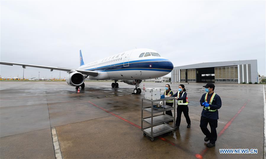 Female Maintenance Engineer Works at Haikou Int'l Airport