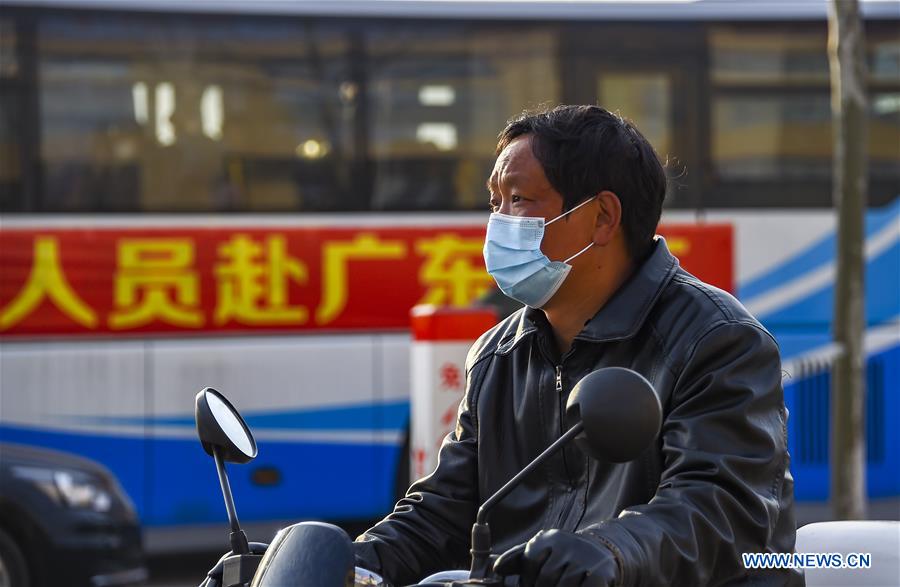 Migrant Workers Leave for Work by Chartered Buses