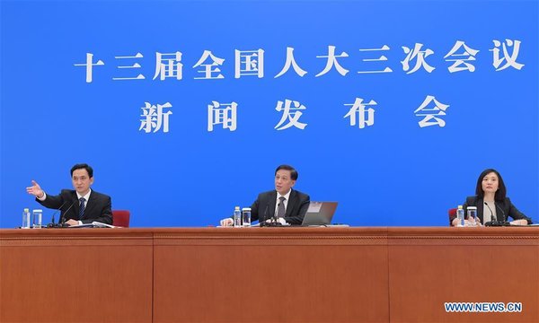 (TWO SESSIONS)CHINA-BEIJING-NPC-PRESS CONFERENCE (CN)