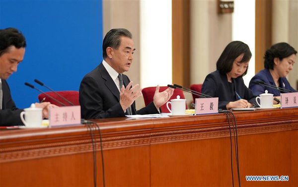 (TWO SESSIONS)CHINA-BEIJING-NPC-PRESS CONFERENCE-WANG YI (CN)