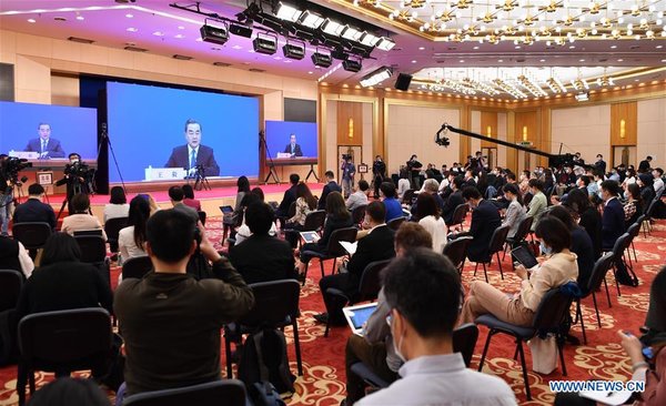 (TWO SESSIONS)CHINA-BEIJING-NPC-PRESS CONFERENCE-WANG YI (CN)