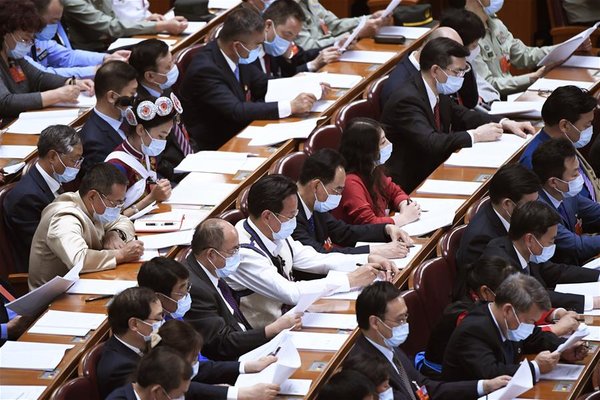 (TWO SESSIONS)CHINA-BEIJING-NPC-ANNUAL SESSION-SECOND PLENARY MEETING (CN)