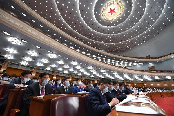 (TWO SESSIONS)CHINA-BEIJING-NPC-ANNUAL SESSION-SECOND PLENARY MEETING (CN)