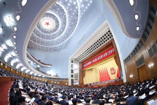 (TWO SESSIONS)CHINA-BEIJING-NPC-ANNUAL SESSION-SECOND PLENARY MEETING (CN)