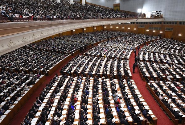 (TWO SESSIONS)CHINA-BEIJING-NPC-ANNUAL SESSION-SECOND PLENARY MEETING (CN)