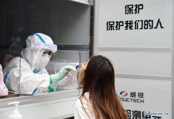 Nucleic Acid Testing Units, Movable Cabins Put Into Use in Beijing