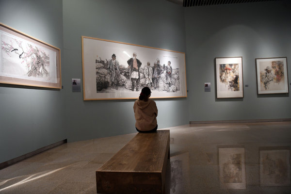 Chinese Painting Exhibition Opens at National Museum of China