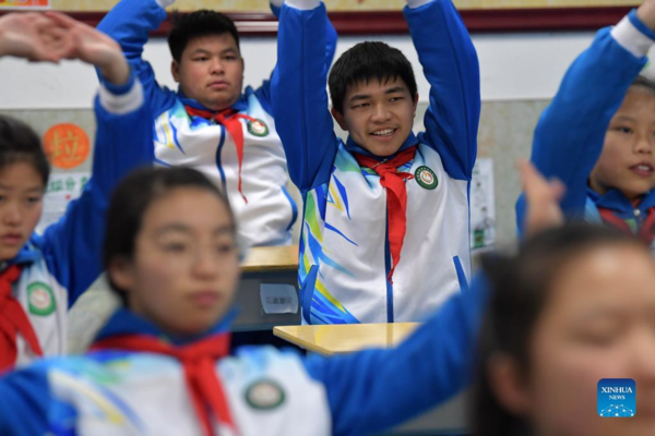 Pic Story: Teacher of Special Education School in China's Jiangxi