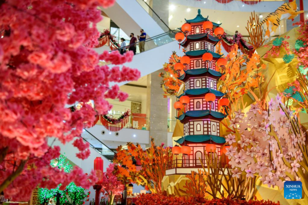 Pavilion Paper Art Garden Set in Malaysia to Celebrate Upcoming Chinese New Year