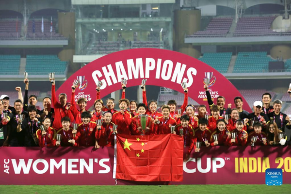 China Beat S. Korea in AFC Women's Asian Cup Final