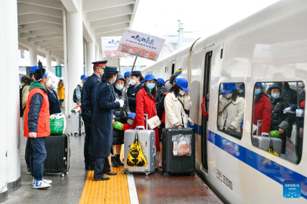 Special Train Helps Migrant Workers in Guizhou Return to Work