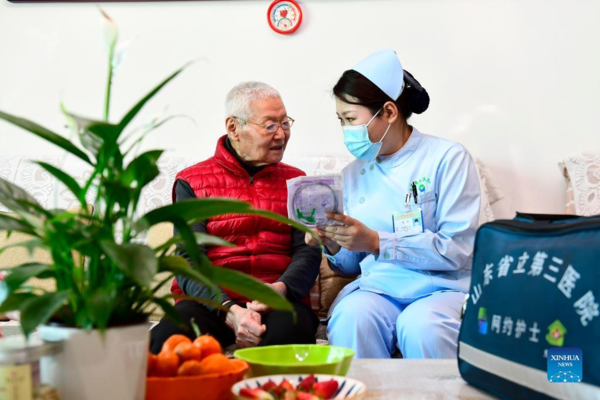 Shandong Establishes Online Platform to Provide Door-to-Door Nursing