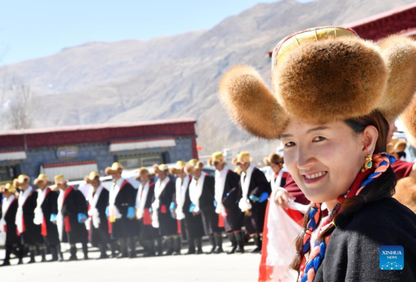 People Celebrate Tibetan New Year in China's Tibet