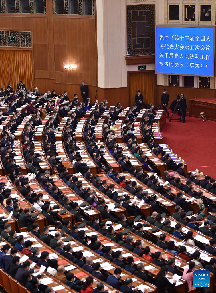 China Focus: China's Top Legislature Wraps up Annual Session