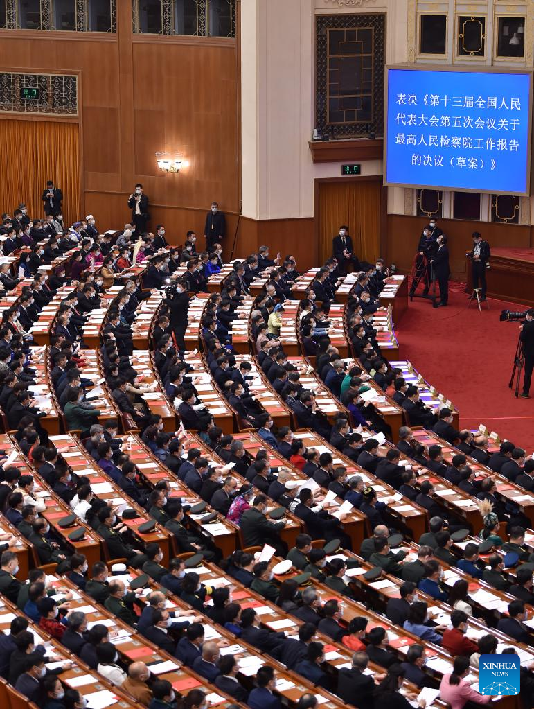 China Focus: China's Top Legislature Wraps up Annual Session