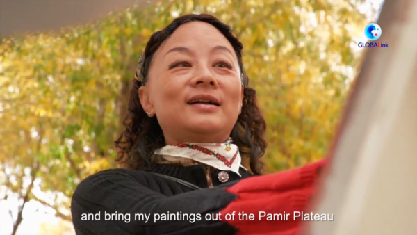 GLOBALink | Oil Painting Artist on Pamir Plateau