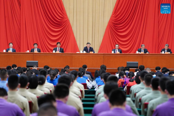 Xi Attends Ceremony Marking Centenary of Communist Youth League of China