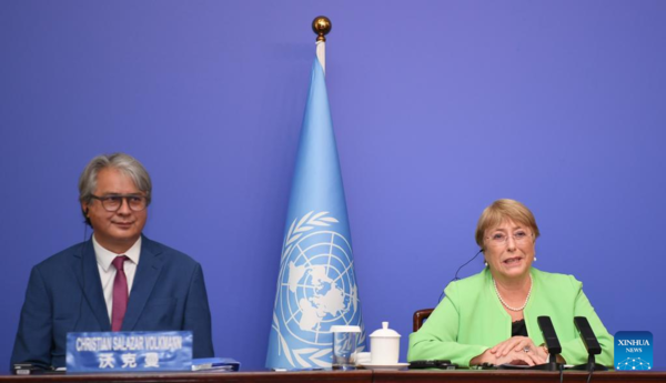 President Xi Meets UN Human Rights Chief Bachelet