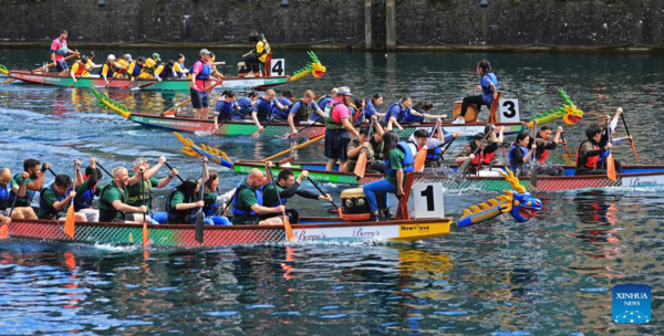 2022 UK Chinese Dragon Boat Festival Celebrated in Salford