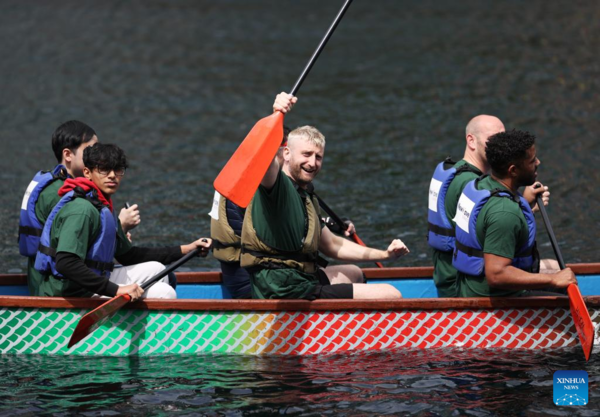 2022 UK Chinese Dragon Boat Festival Celebrated in Salford